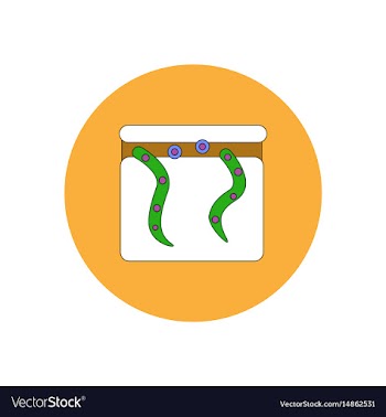 In flat design halloween icon vector image