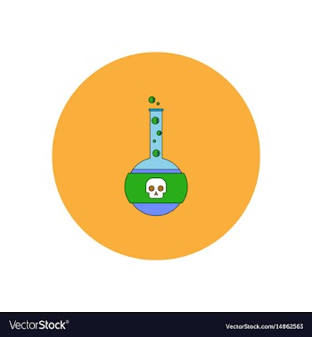 In flat design halloween icon vector image