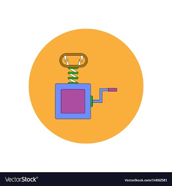 In flat design halloween icon vector image