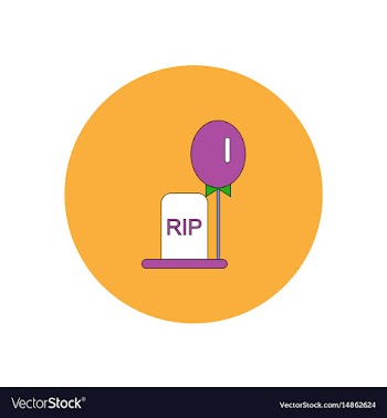 In flat design halloween icon vector image