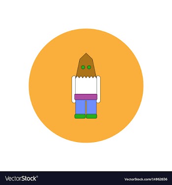 In flat design halloween icon vector image