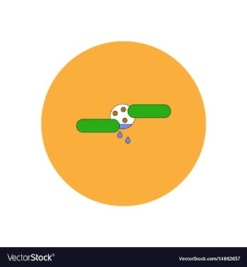 In flat design halloween icon vector image