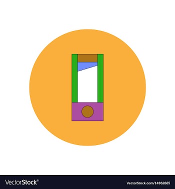 In flat design halloween icon vector image