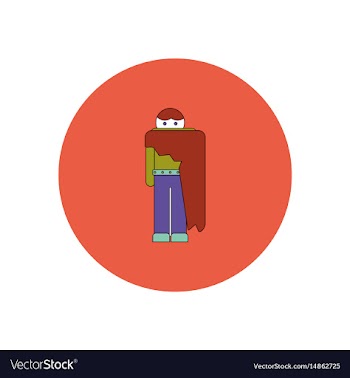 In flat design halloween icon vector image