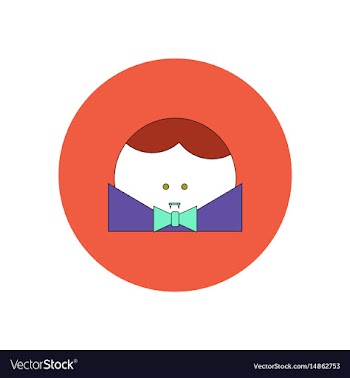 In flat design halloween icon vector image