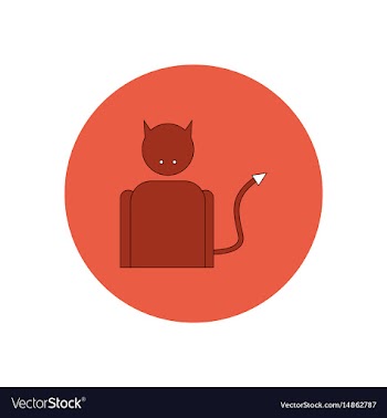 In flat design halloween icon vector image