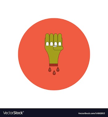 In flat design halloween icon vector image