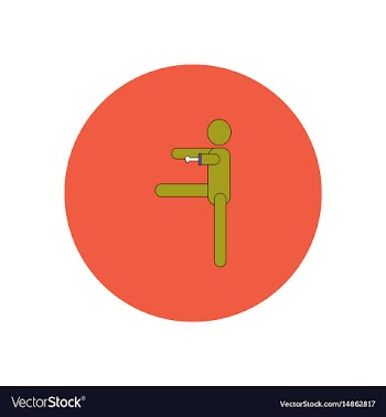 In flat design halloween icon vector image