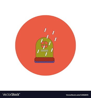 In flat design halloween icon vector image