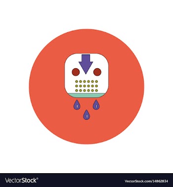 In flat design halloween icon vector image
