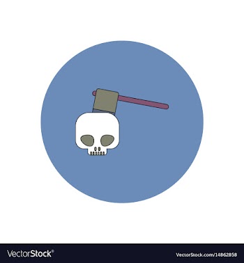 In flat design halloween icon vector image