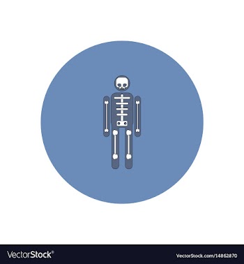 In flat design halloween icon vector image