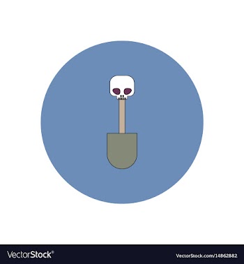 In flat design halloween icon vector image