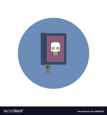 In flat design halloween icon vector image