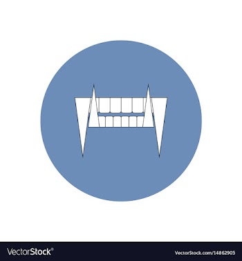 In flat design halloween icon vector image