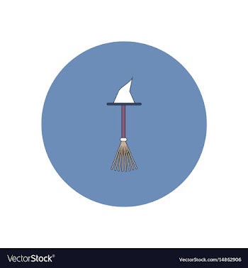 In flat design halloween icon vector image