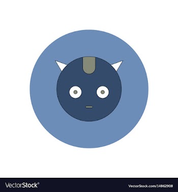 In flat design halloween icon vector image