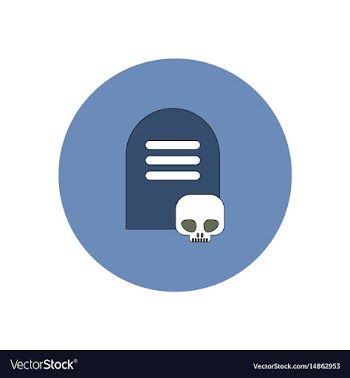 In flat design halloween icon vector image