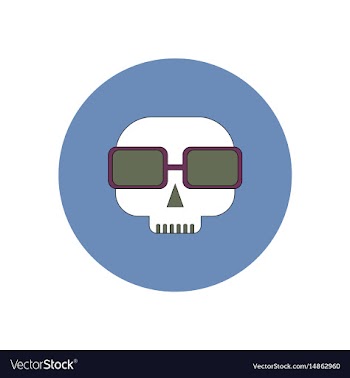 In flat design halloween icon vector image