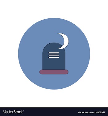 In flat design halloween icon vector image