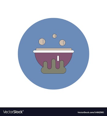 In flat design halloween icon vector image
