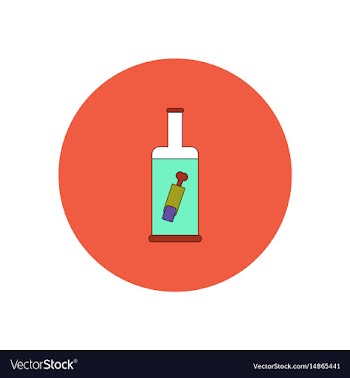 In flat design halloween icon vector image