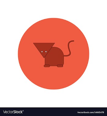 In flat design halloween icon vector image