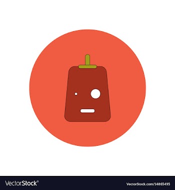 In flat design halloween icon vector image