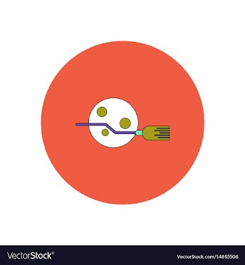 In flat design halloween icon vector image