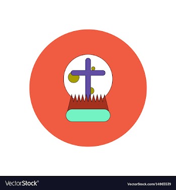 In flat design halloween icon vector image