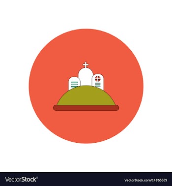 In flat design halloween icon vector image