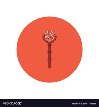 In flat design halloween icon vector image