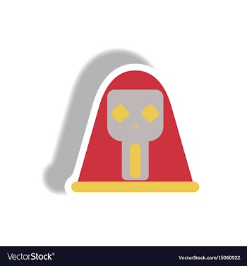 In flat design halloween icon vector image