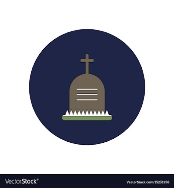 In flat design halloween icon vector image