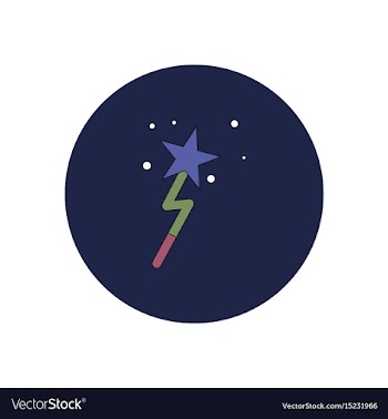 In flat design halloween icon vector image