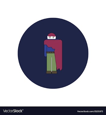 In flat design halloween icon vector image