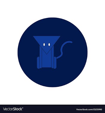 In flat design halloween icon vector image