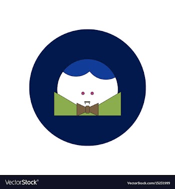 In flat design halloween icon vector image