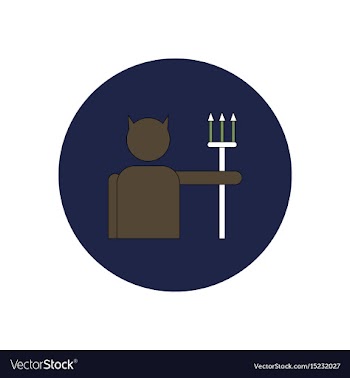 In flat design halloween icon vector image