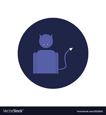 In flat design halloween icon vector image