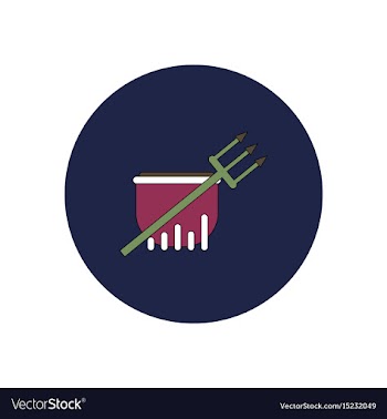 In flat design halloween icon vector image