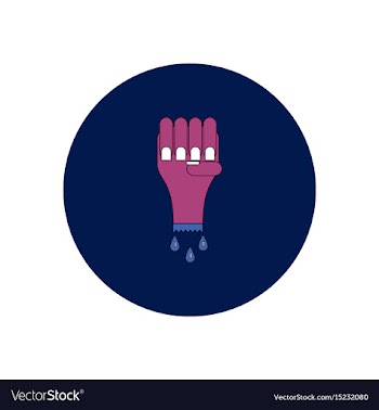 In flat design halloween icon vector image