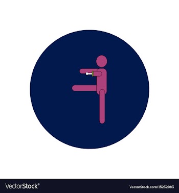 In flat design halloween icon vector image