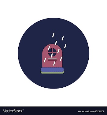 In flat design halloween icon vector image