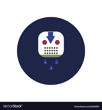 In flat design halloween icon vector image