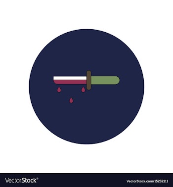 In flat design halloween icon vector image