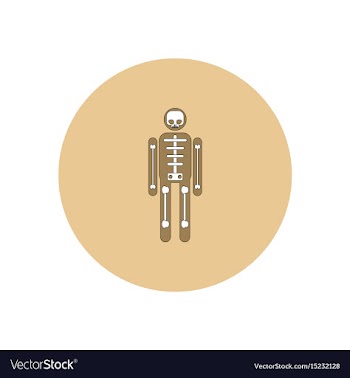 In flat design halloween icon vector image