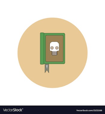 In flat design halloween icon vector image