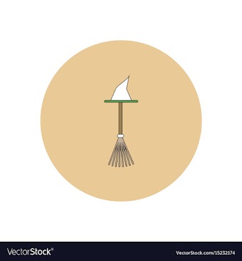In flat design halloween icon vector image