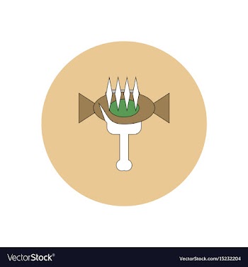 In flat design halloween icon vector image